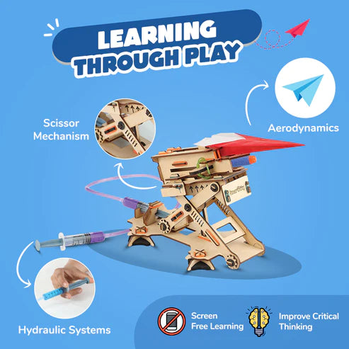 Smartivity Hydraulic Plane Launcher | 6-10 years