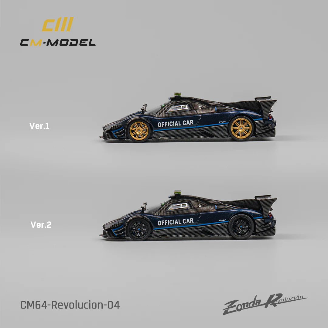 CM Model 1/64 Pagani Zonda Revolucion Safety Car With Acrylic Case