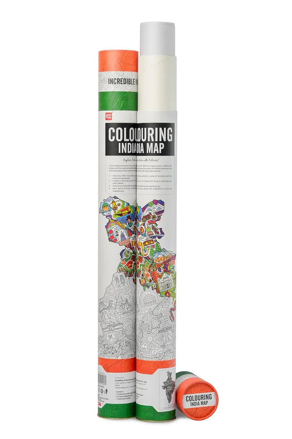 Unik Play Colouring India Map