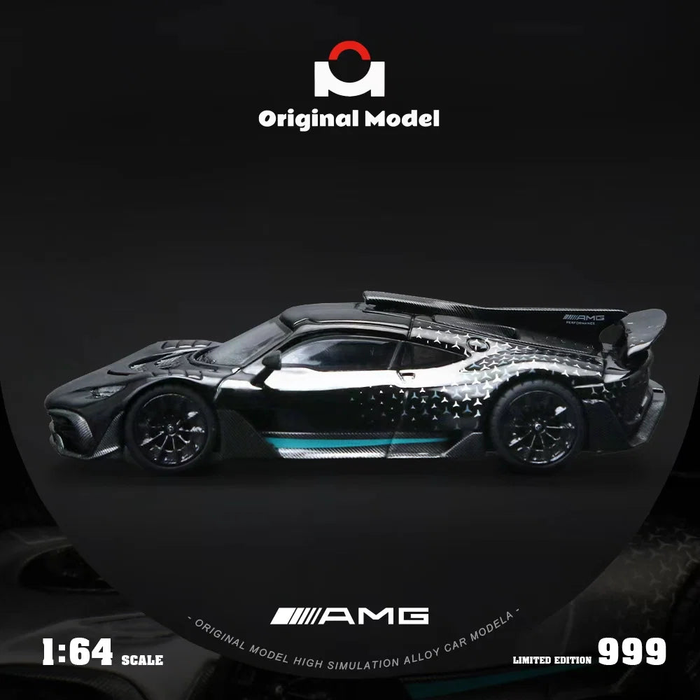 Original Model 1/64 Mercedes Benz AMG One Starlight Black Limited Edition 025/999 With Acrylic Case