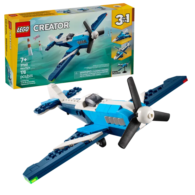 Lego Creator Aircraft Race Plane #31160