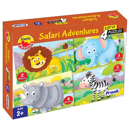 Frank Safari Adventures Early Puzzles for Kids Age 2+ Years