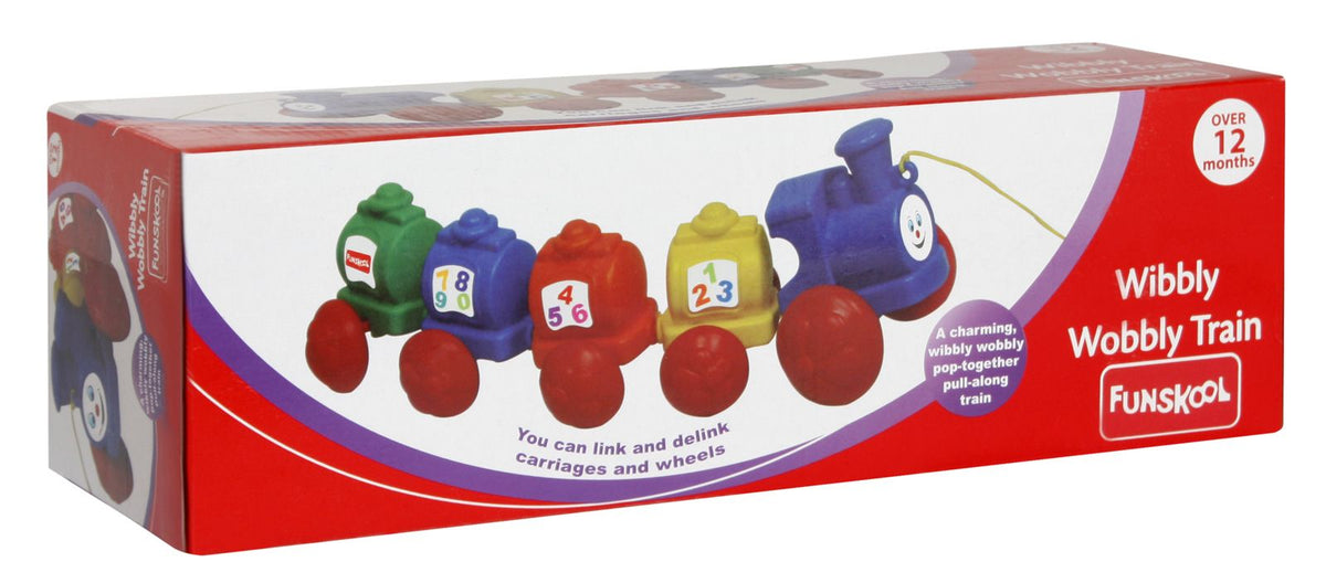 Wiggles Train Ride Giggles Wibbly Wobbly Train โ Toy World