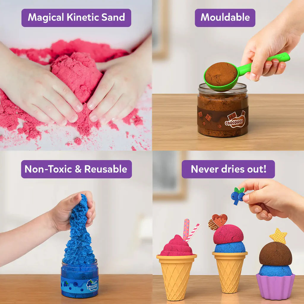 Skillmatics Sandeezy Ice Cream Parlour