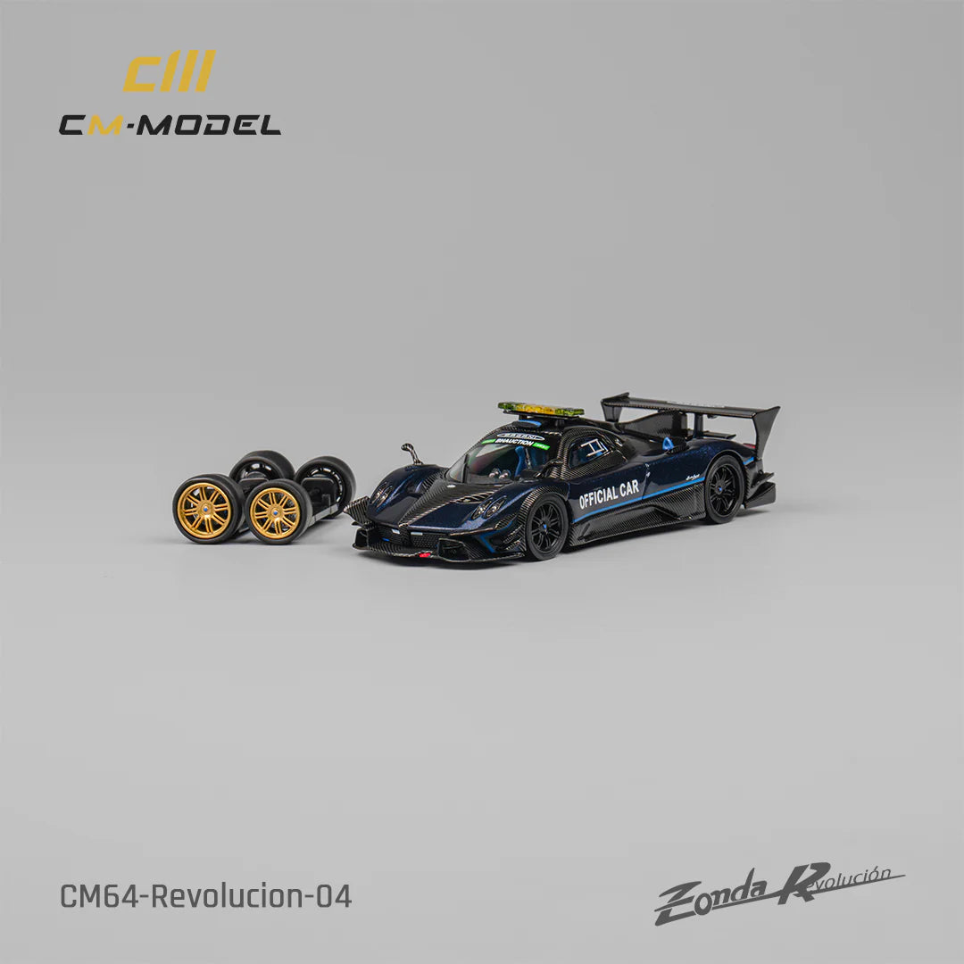 CM Model 1/64 Pagani Zonda Revolucion Safety Car With Acrylic Case