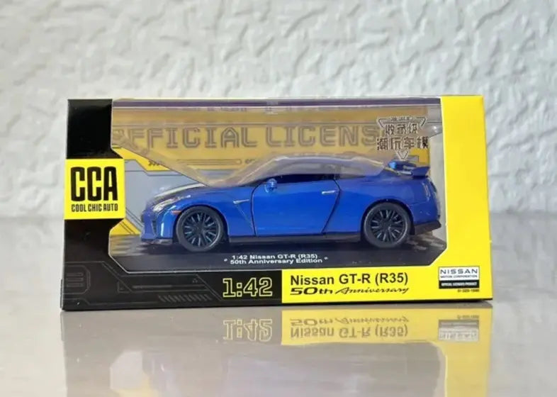 CCA 1/42 Nissan GTR R35 50th Anniversary Edition Model Diecast