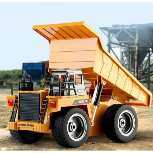 HUINA #1534 9 Channel Remote Control Dump Truck 1/18 Scale