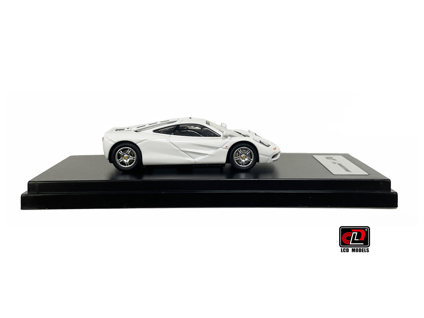 LCD Models 1/64 McLaren F1 White With Acrylic Case