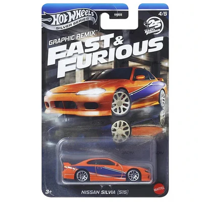 Hot Wheels Graphic Remix Fast And Furious Set Of 5 [ Import ]