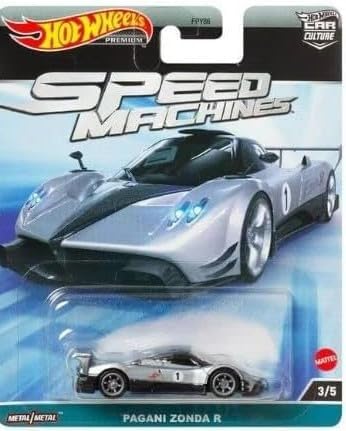 Hot Wheels Premium Car Culture Speed Machines Set Of 5 With Card Protectors [ Import ]