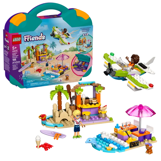 Lego Friends #42672 Creative Beach And Travel Suitcase