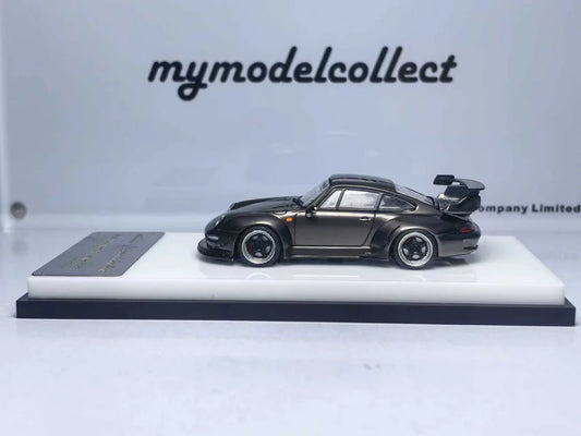My Model Collect 1/64 RWB993 High Wing Chrome Pearl Gray Limited Edition 403/999 With Acrylic Case