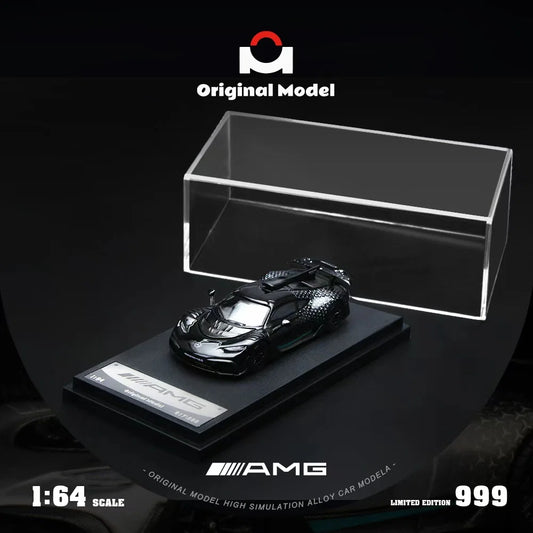 Original Model 1/64 Mercedes Benz AMG One Starlight Black Limited Edition 025/999 With Acrylic Case