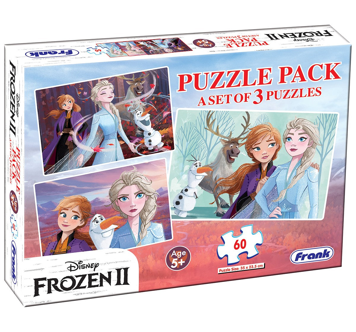 Frank Frozen II Puzzle for age 5Y+