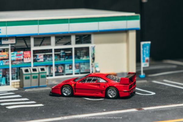 Tarmac Works 1/64 Ferrari F40 GTE With Acrylic Case