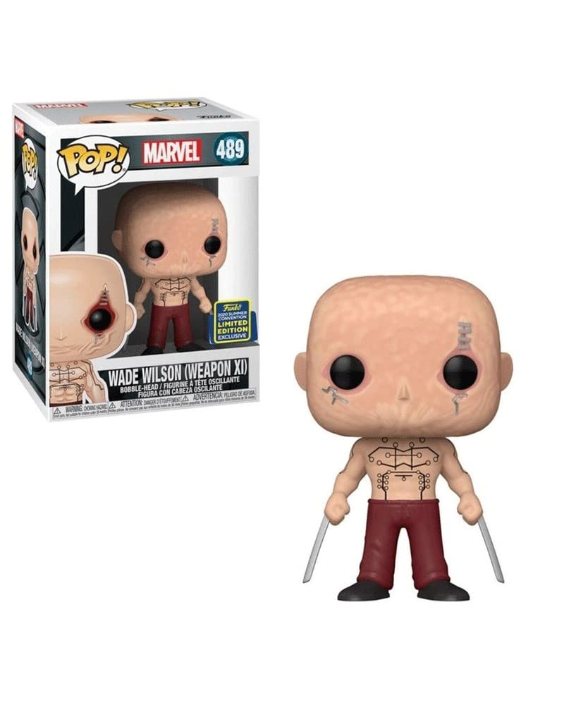 Funko Pop! Marvel : Wade Wilson ( Weapon XI ) #489 With Soft Protector Case
