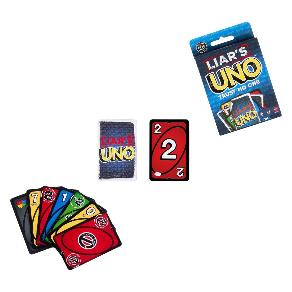 Mattel Games Liar's UNO Card Game