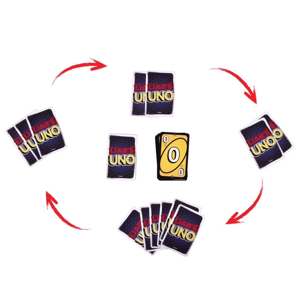 Mattel Games Liar's UNO Card Game
