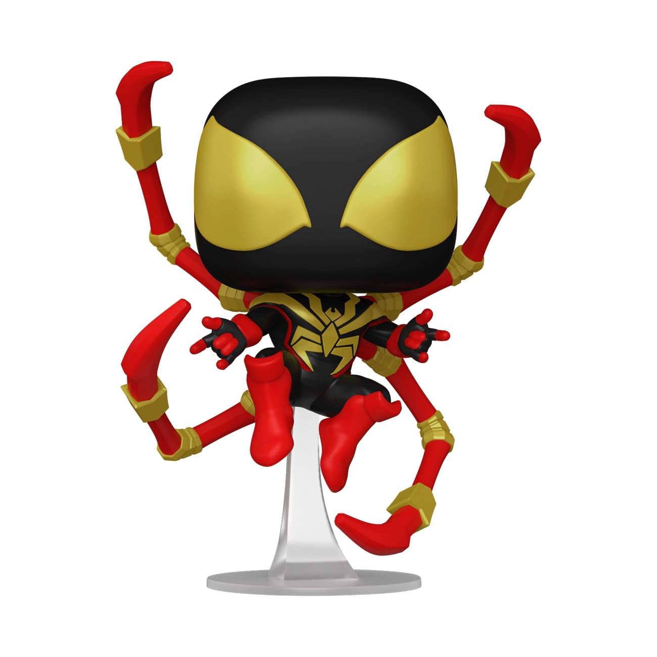 Funko Pop! Marvel : Miles Morales Iron Spider #1448 With Soft Protector Case