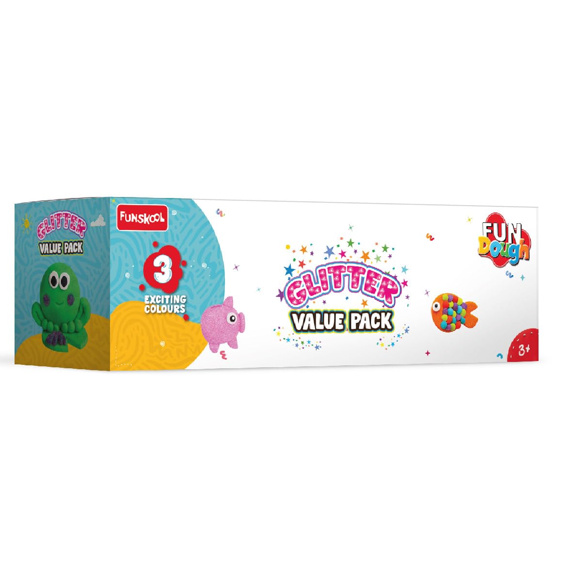 Funskool Glitter Value Pack Fun Dough