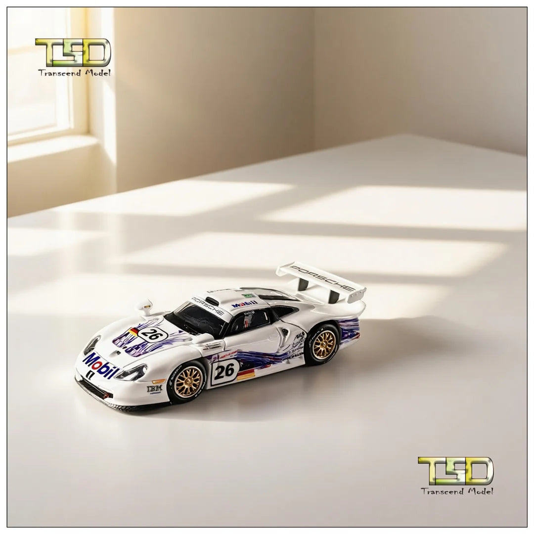 Transend Model 1/64 Porsche 911 GT1 24h LeMans-1997 With Openable Parts