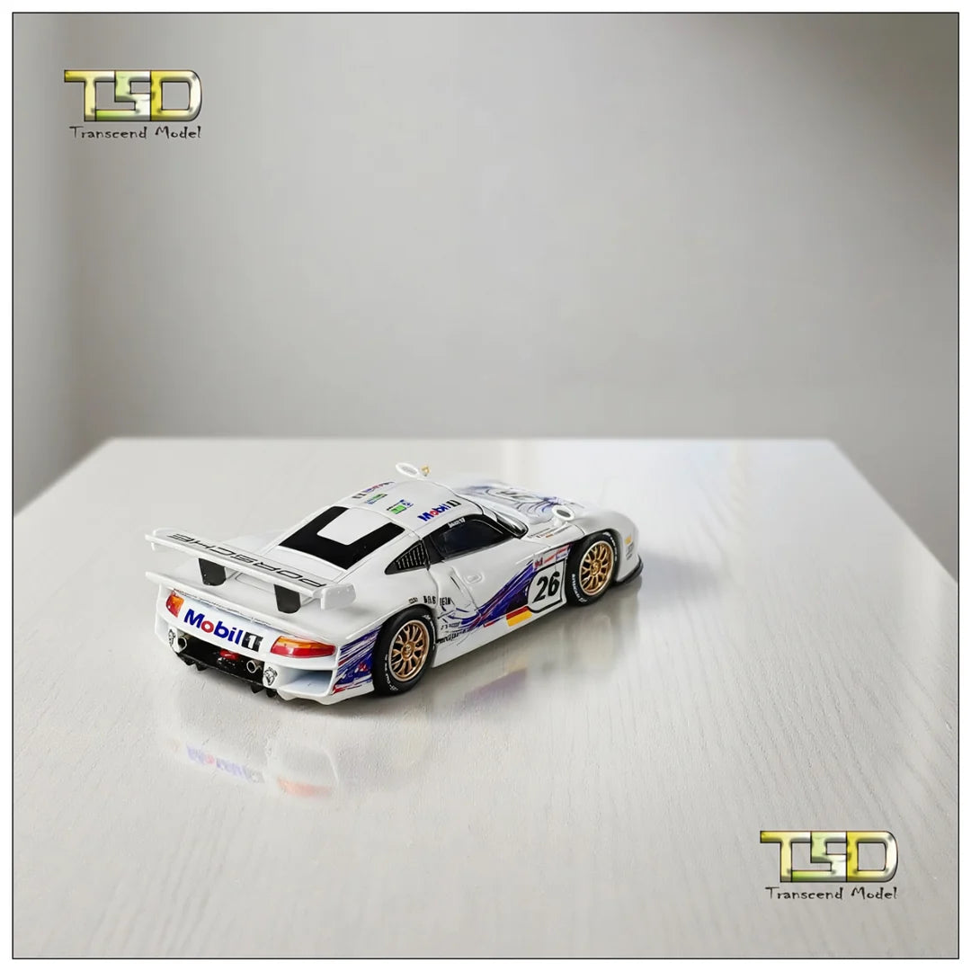 Transend Model 1/64 Porsche 911 GT1 24h LeMans-1997 With Openable Parts