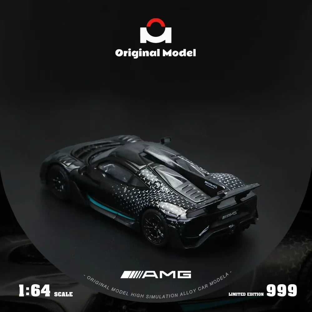 Original Model 1/64 Mercedes Benz AMG One Starlight Black Limited Edition 025/999 With Acrylic Case