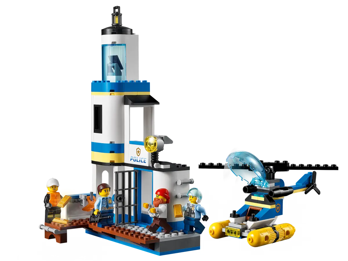 LEGO 60308 City Seaside Police and Fire Mission -297 Pieces