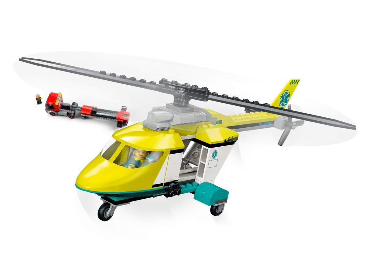 LEGO 60343 City Rescue Helicopter Transport -215 Pieces