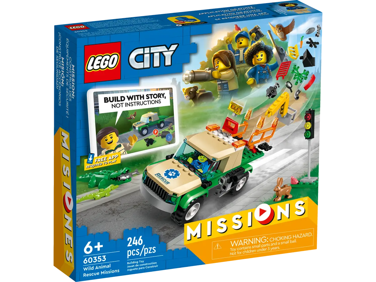 LEGO 60353 City Wild Animal Rescue Missions -246 Pieces