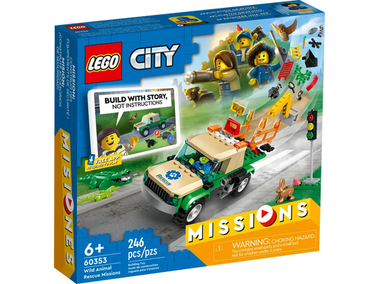 LEGO 60353 City Wild Animal Rescue Missions -246 Pieces