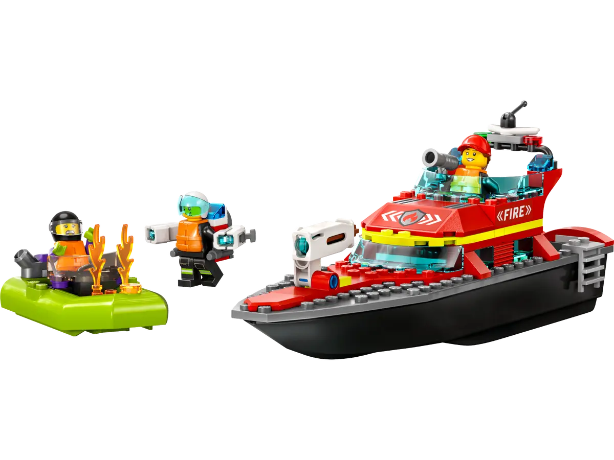 LEGO 60373 City Fire Rescue Boat