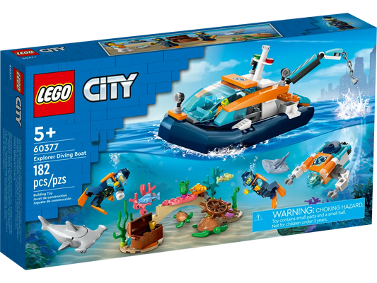 LEGO 60377 City Explorer Diving Boat