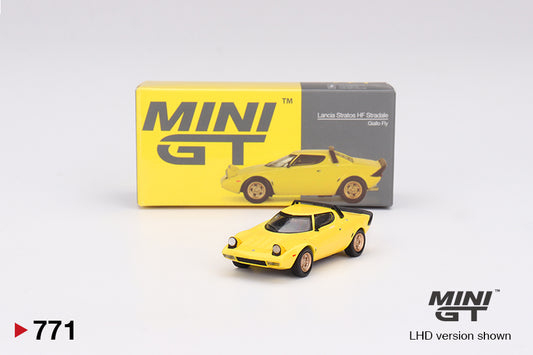 Mini GT Lancia Stratos HF Stradle Giallo Fly
