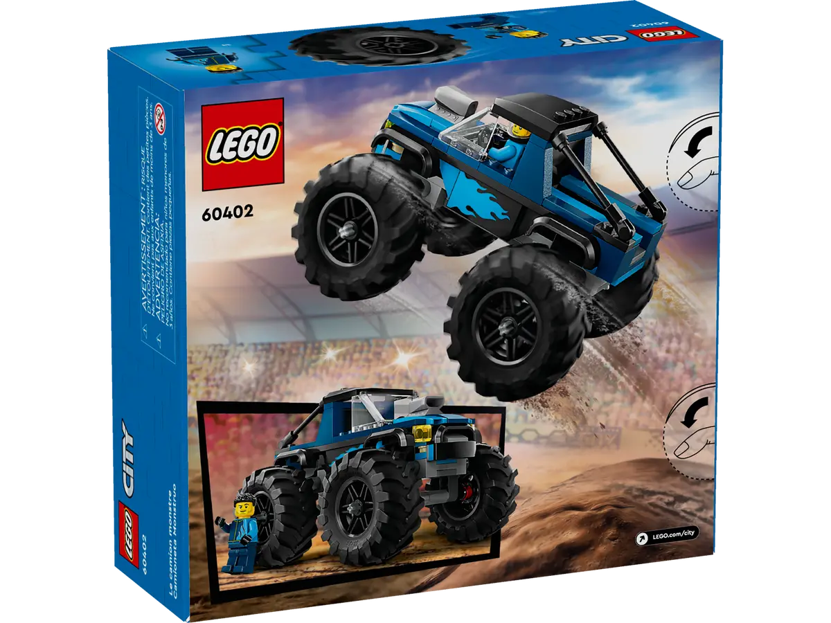 Lego 60402 City Blue Monster Truck - 148 Pieces