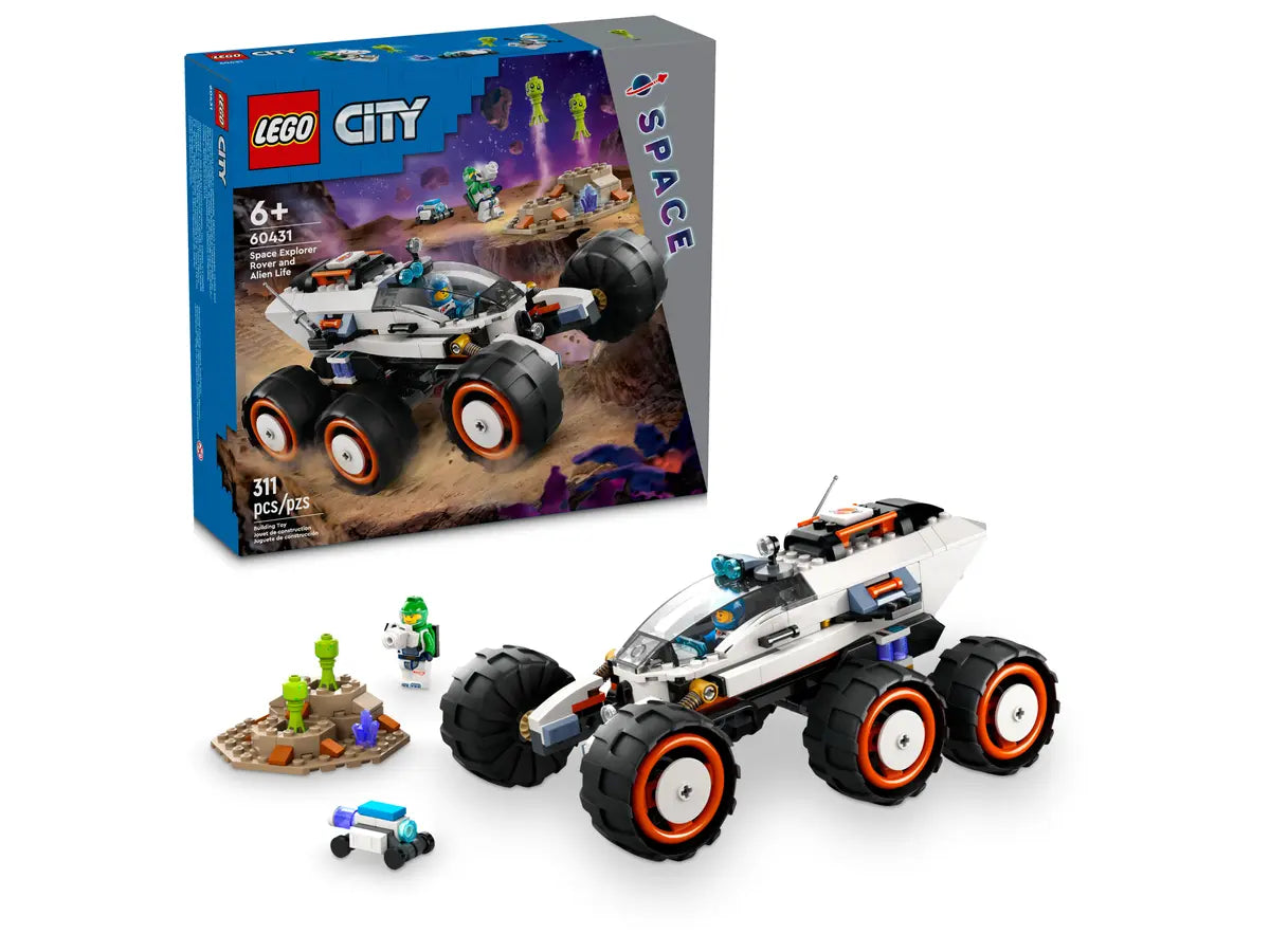 Lego 60431 City Space Explorer Rover And Alien Life - 311 Pieces