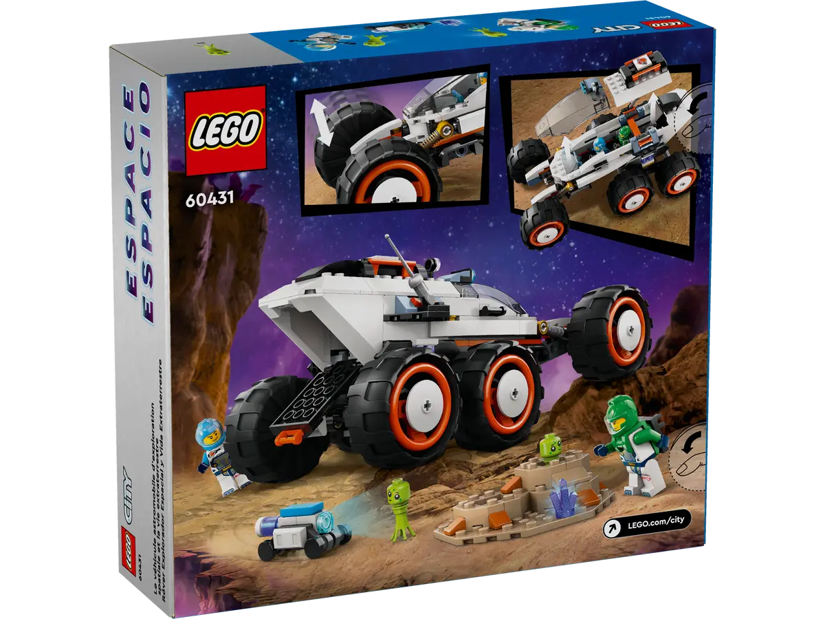 Lego 60431 City Space Explorer Rover And Alien Life - 311 Pieces