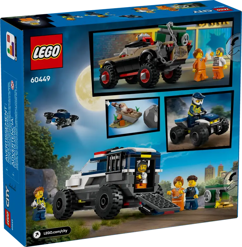 Lego City Off-Road Police Car Chase #60449