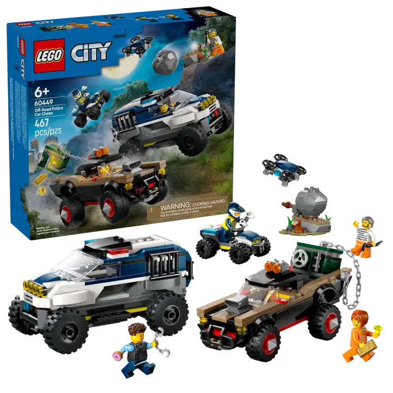 Lego City Off-Road Police Car Chase #60449