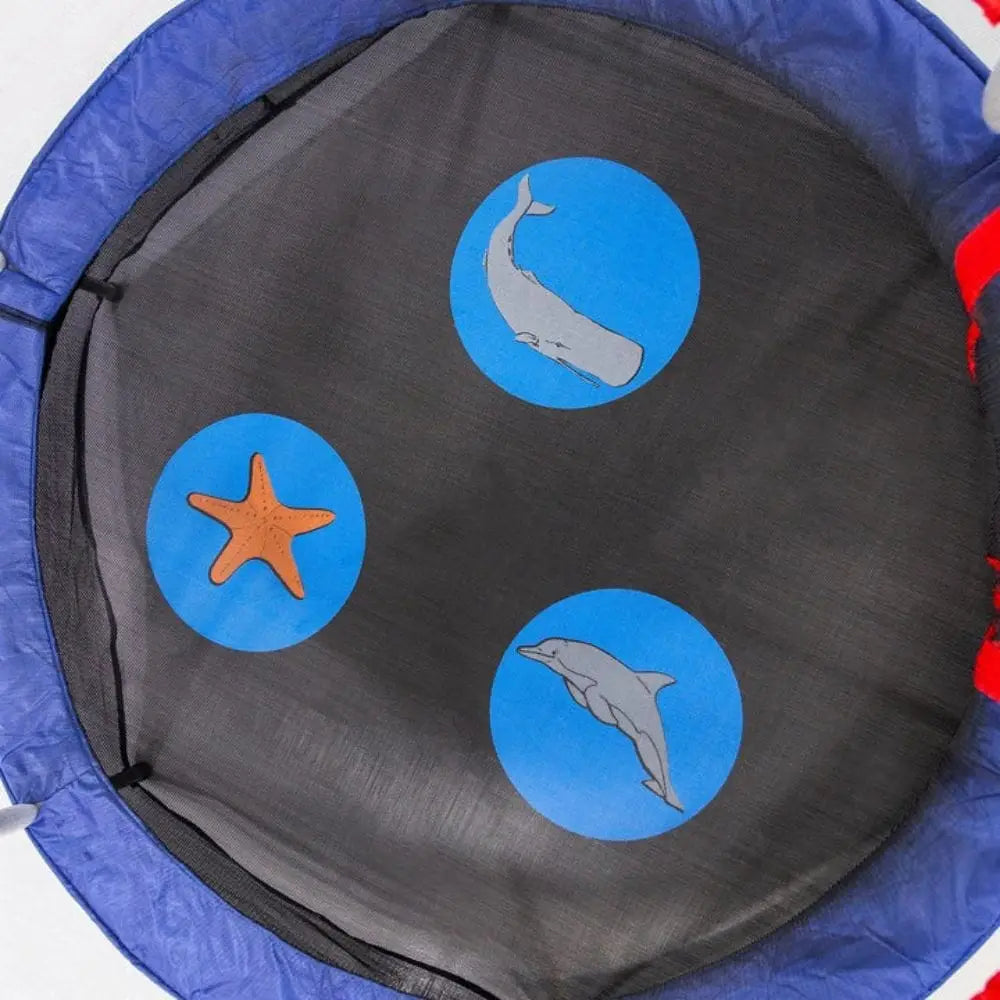 Skywalker Trampolines 5 feet Seaside Adventure Trampoline with Safety Enclosure (for age 3-7 Years) with warranty