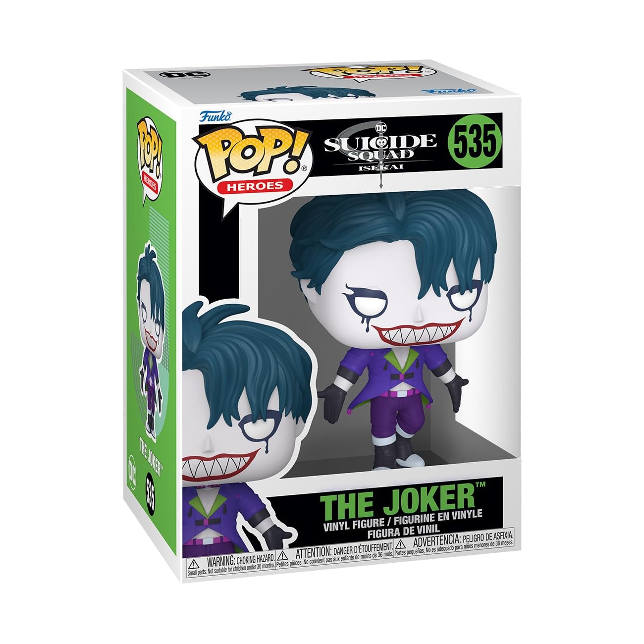 Funko Pop! Heroes DC Suicide Squad The Joker #535 With Soft Protector Case