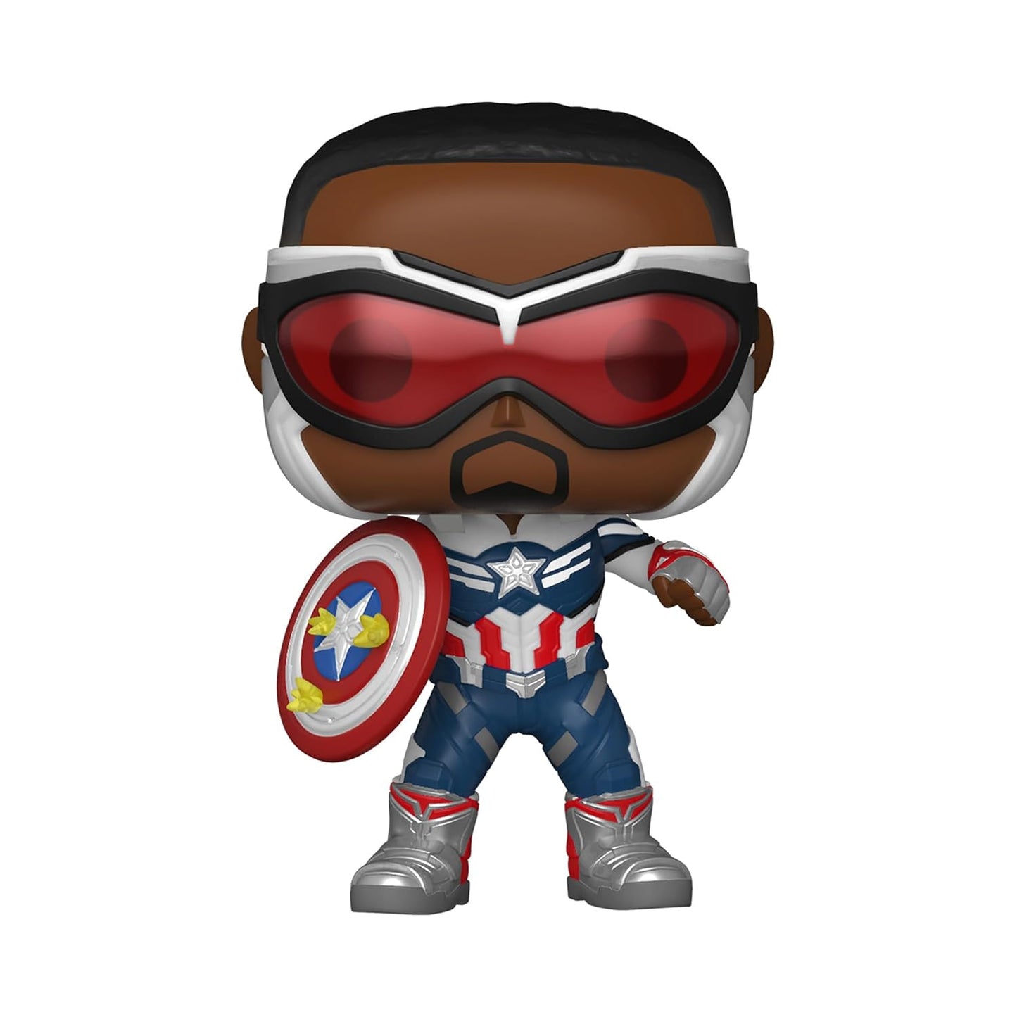 Funko Pop! Marvel Year Of The Shield : The Falcon And The Winter Soldier : Captain America #818 With Soft Protector Case
