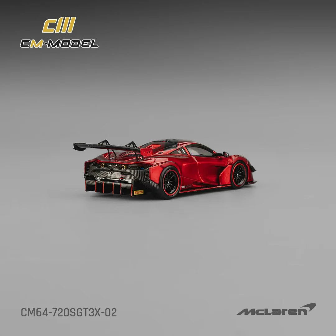 CM Model 1/64 McLaren 720S GT3X With Acrylic Case