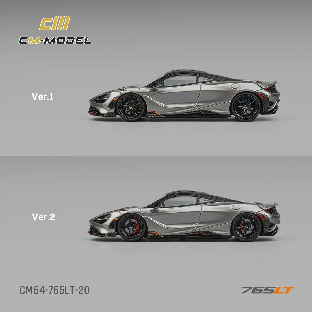 CM Model 1/64 McLaren 765 LT With Acrylic Case