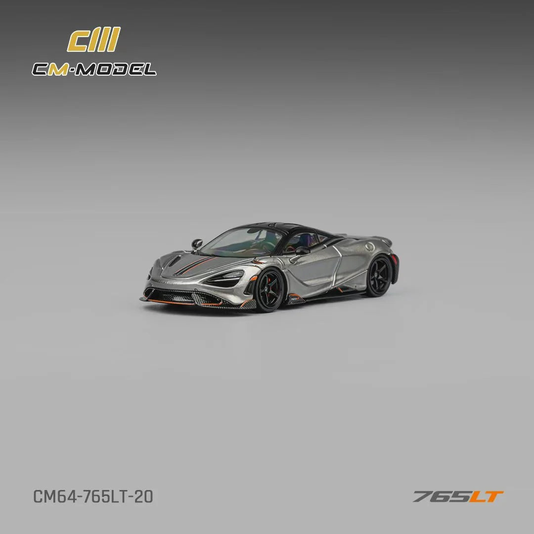CM Model 1/64 McLaren 765 LT With Acrylic Case