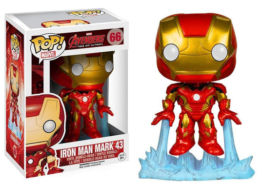 Funko Pop! Marvel : Avengers Age Of Ultron : Iron Man Mark 43 #66 With Soft Protector Case