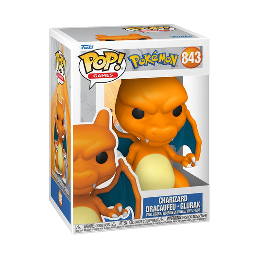 Funko Pop! Games : Pokemon : Charizard #843 With Soft Protector Case
