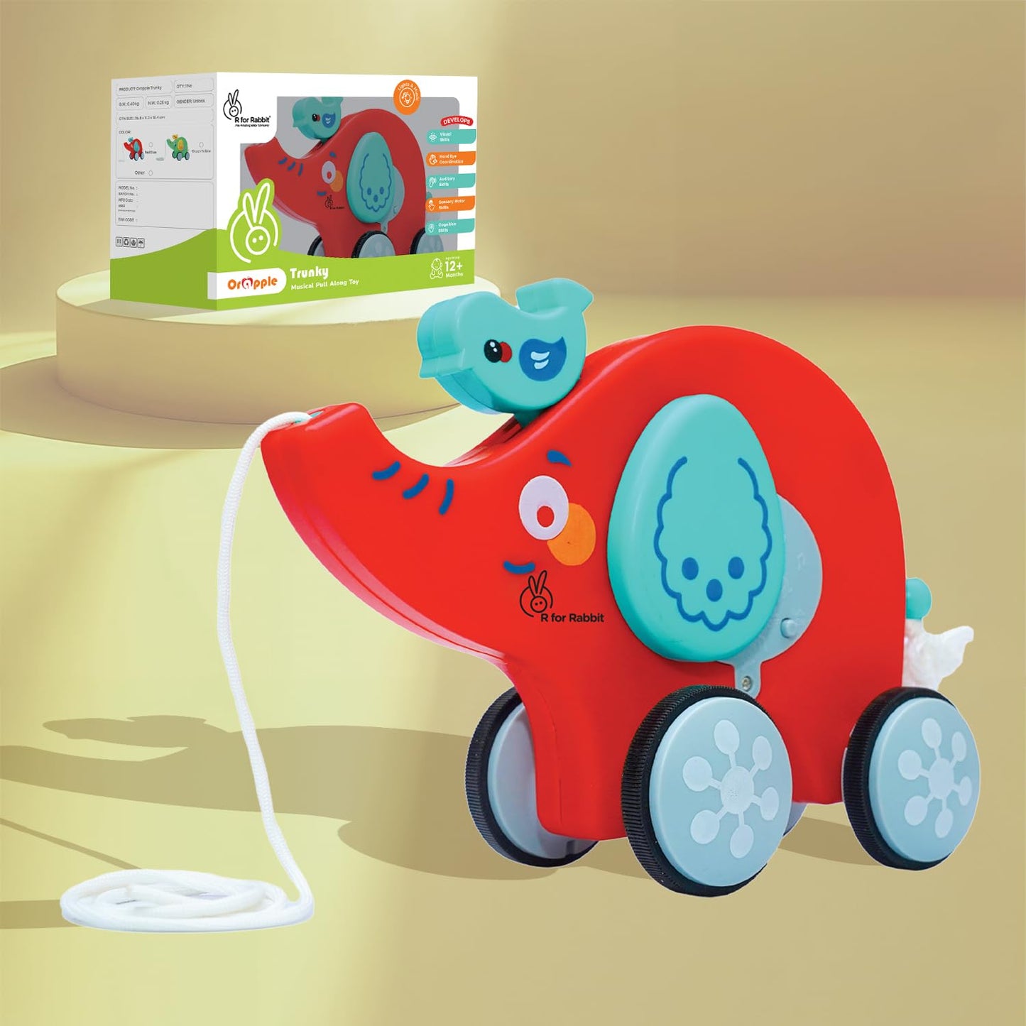 R For Rabbit Trunky ( Red )