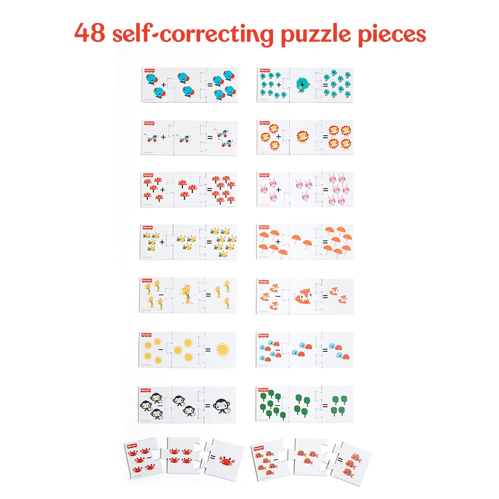 Fisher Price® Addition & Subtraction - 48 Pieces of Puzzles for Kids Age 4+ Years & Above