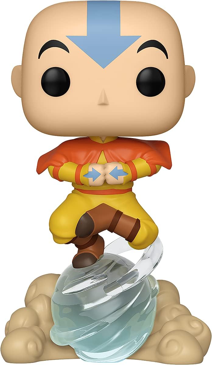 Funko Pop! Animation : Avatar The Last Airbender : Aang On Airscooter #541 With Soft Protector Case